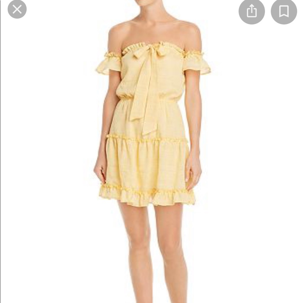 Sage the label yellow mini dress